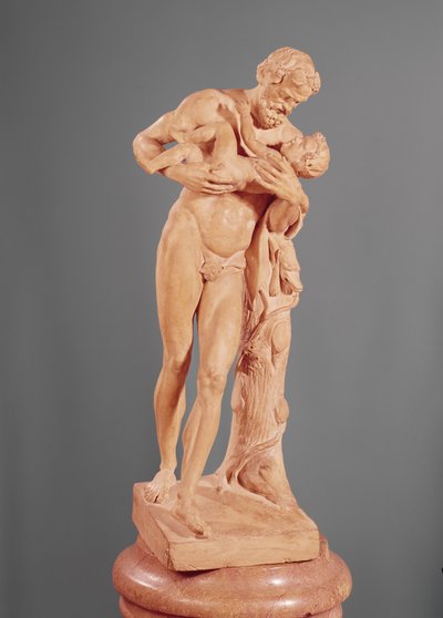 Silenus Llevando al Infante Baco de Claude Michel Clodion
